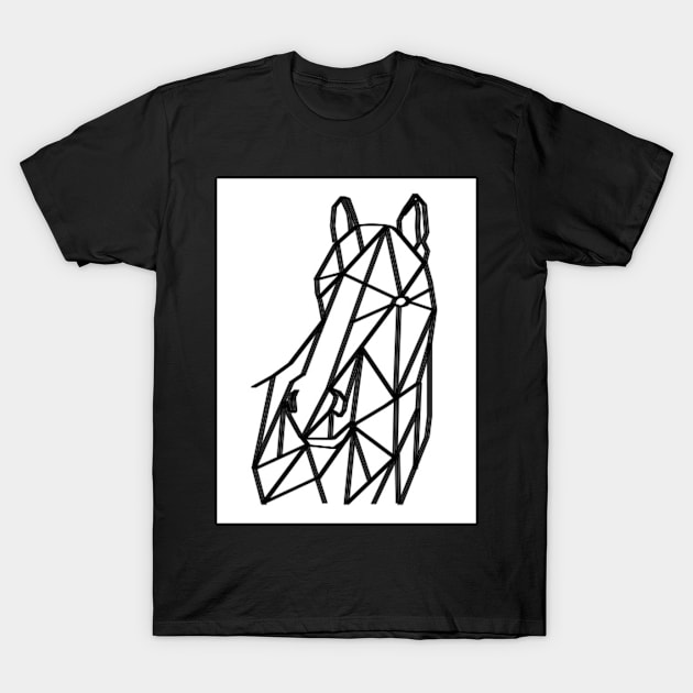 Geometric Animals : Horse T-Shirt by Wear A Tee Shirt 